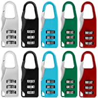 Cerradura de Combinación- 10 Piezas Candado con Número de Combinación- Cerradura de Combinación de Aleación de Zinc para…